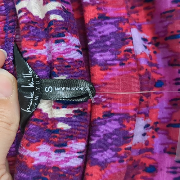 NWT Nicole Miller Women's Convertible Dress Jewel Tones Midi Size Small - Picture 4 of 12